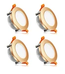 4 Pack Ygs-tech 2 Inch Led Recessed Lighting Dimmable Gold 3000K. Fixed Price $29.99.