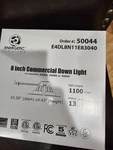 Energetic Lighting E4DL8N11E83040 8-IN Led Downlight 3000-4000K New, Open Box. Fixed Price $8.00.