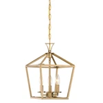 Savoy House 3-420-3 Townsend Light 10"W Taper Candle Pendant Brass. Fixed Price $345.10.