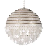 Kalco 521158 Sphere Light 36"W Pendant - Pearlized Antique Brass. Fixed Price $3116.00.