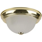 Sunlite 11" Dome Ceiling Fixture Polished Brass Finish Frosted Glass. Fixed Price $35.57.