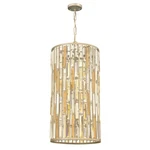 Fredrick Ramond Gemma Light Foyer Large Pendant, Silver Leaf - FR33736SLF. Fixed Price $2022.15.