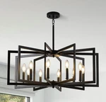 Miaybph Black Chandelier For Dining Room, 10-LIGHT Kitchen. Fixed Price $189.00.