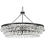 Robert Abbey Bling 6 Light Chandelier, Deep Patina Bronze - Z1004. Fixed Price $3578.80.