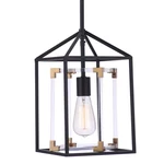Craftmade P9851 Aaron 8"W Mini Pendant - Black. Fixed Price $198.75.