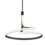 ET2 E30664 Serpentine 25"W Led Abstract Pendant - Black. Fixed Price $518.00.