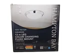 Hampton Bay IYG8011L-4/CR Chelwood 13 In. Chrome Selectable Led Flush Mount New. Fixed Price $29.99.