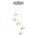 Artika Wavey 30-WATT 5 Light Chrome Modern Integrated Led Pendant Fixture. Fixed Price $36.99.