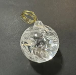 Natural Rock Crystal Chandelier Sconce Quartz Pendants Prisms Ball 65MM 1 Piece. Fixed Price $140.00.