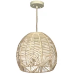 Kenroy Home Noel Rattan Pendant Light 94179RAT Coastal Boho Hanging Lamp. Fixed Price $58.34.