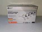 4-PK Commercial Electric 4IN Led Color Changing Recessed Trim 1002-936-200. Fixed Price $40.00.