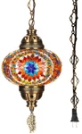 Demmex Plug-in Turkish Moroccan Mosaic Hanging Pendant Ceiling Light Swa. Fixed Price $83.28.