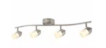 Hampton Bay 32 Inches Long 4-LIGHT Brushed Nickel Integrated Led Track Lighting. Fixed Price $28.86.