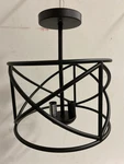 Hampton Bay HB2590-34 Satin Bronze 2-LIGHT Caged Drum Ceiling. Fixed Price $38.60.