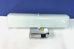 Vintage 15" U-shade Retro Chrome Wall Bath 2-LIGHT Fixture W/ Outlet 4532. Fixed Price $159.95.
