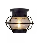 Sylvania Semi Flush Mount Light Fixture Kit, Antique, Incl Bulb. Fixed Price $20.95.