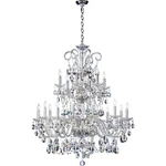 Quorum Bohemian Katerina Light Chandelier, Chrome 630-18-514. Fixed Price $4306.00.