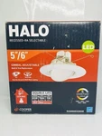 Halo Ra Series 6" Adjustable Cct Canless Ic Led Gimbal Fit Trim White. Fixed Price $21.38.