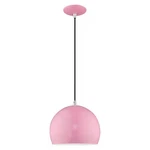 Livex Lighting 41181-79 Metal Shade Mini Pendants Shiny Pink. Fixed Price $137.90.