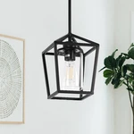 Yansun 1 -light Black Industrial Geometric Mini Hanging Pendant. Fixed Price $20.93.
