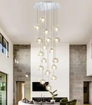 Crystal Chandelier 20-LIGHTS Led Ceiling Fixture High Bubbles G009. Fixed Price $140.64.