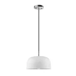 Globe Scarlett 1-LIGHT Matte White Plug-in Hardwire Pendant 15 Cord. Fixed Price $26.99.