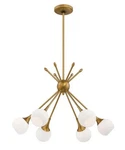 Kovacs P1806-248 Pontil Light 24"W Chandelier Gold. Fixed Price $350.00.