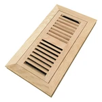 Homewell Wood (oak, Maple, Hickory) Floor Register, Flush Mount Vent, Unfinished. Fixed Price $20.99.
