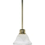 Nuvo Lighting 60/367 Empire Mini Pendant Polished Brass. Fixed Price $65.99.