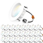 Sunco 24 Pack Inch Led Recessed Lights, Retrofit Can Lighting, 660 Lm, 11W (40. Fixed Price $95.35.