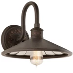 Troy Lighting Brooklyn 1LT 12" Wall Sconce, Bronze/antique Mirror B3142-HBZ. Fixed Price $449.00.