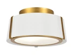 Crystorama Lighting Group FUL-903 Fulton 12"W Semi-flush Gold. Fixed Price $348.00.