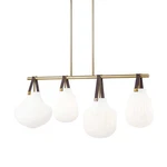 Z-lite 7513-4L Newbury Light 50"W Linear Chandelier Gold. Fixed Price $1262.00.