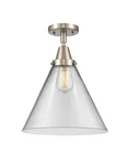 Innovations Lighting 447-1C-16-12-L Cone Semi-flush 12"W Nickel. Fixed Price $231.00.