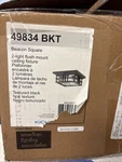 Kitchler Beacon Square 2 Light Flush Mount Ceiling Fixture Textured Black 49834. Fixed Price $55.00.