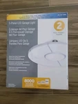 5-PANEL Led Garage Light Workshop, Adjustable Brightness White, 2 Pack In Box. Fixed Price $39.95.