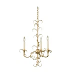 Kalco Lighting Ainsley 3 Chandelier, Oxidized Gold Leaf - 505470OL. Fixed Price $700.00.