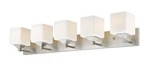 Z-lite 2104-5V Quube Light Bathroom Vanity Nickel. Fixed Price $273.90.