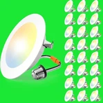 Amico Recessed Lighting Inch, 24 Pack 5CCT Flat Led Can Lights- 7W Eqv 60W, 70. Fixed Price $39.99.