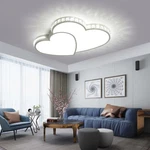 Romantic Led Crystal Ceiling Light Heart-shaped Lamp Chandelier Living Room Usa. Fixed Price $49.02.