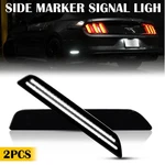 2010-14 Ford Mustang Smoke White Len Led Side Marker Light Rear Fender Lamp. Fixed Price $21.84.