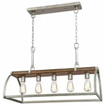 Westinghouse 6351700 Oak Lane Five-light Indoor Chandelier, Barnwood Finish. Fixed Price $77.83.