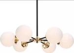 Jonathan JYL9059B Caleb 6-LIGHT 28" Cluster Pendant Dimmable For Kitchen. Fixed Price $69.99.