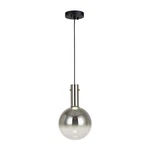 Artcraft Alexis 1 Light Pendant, Black/chrome - AC6830CH. Fixed Price $129.99.