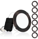 Torchstar E-lite Series 6 Inch Ultra-thin Led Recessed Lights With J-box, Dimm. Fixed Price $41.97.