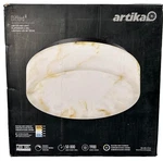 Artika Clifford 15 In. Light Marble And Black Integrated Selectable Led. Fixed Price $59.99.
