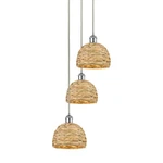 Innovations Lighting 113B-3P-30-19 Woven Rattan Pendant Polished Chrome. Fixed Price $620.40.