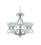 Savoy House Piedmont Chandelier Rustic Pewter Finish 1202-5-65 28"D 5LT. Fixed Price $175.00.