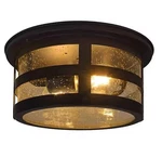 Sylvania Cambridge 2-LIGHT Antique Black Ceiling Flushmount. Fixed Price $21.99.
