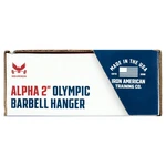 Iron American Wall-mounted Barbell Holder, Heavy-duty Steel, Black New. Fixed Price $14.99.